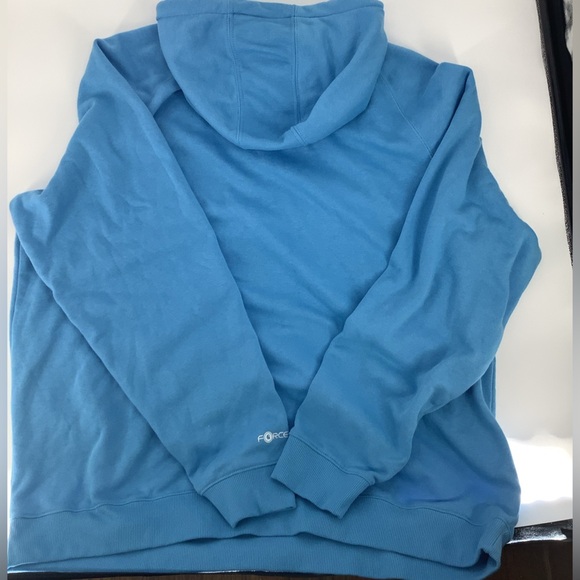 2023 Reléase Carhartt Force Sky Blue Sweatshirt with Gold Logo 2XL - Picture 8 of 9